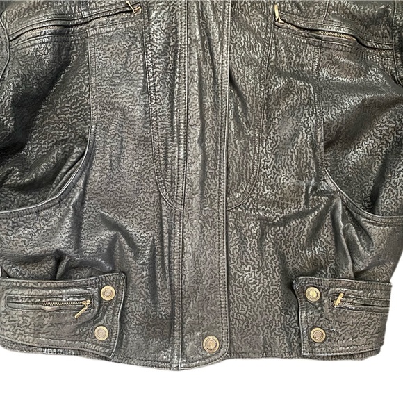 Winlit 80's leather jacket - Picture 5 of 6